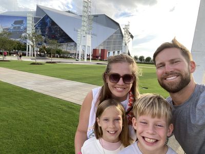 Sam Dietrich with his family