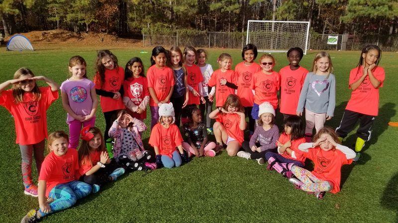 Cobb Soccer Academy players in action