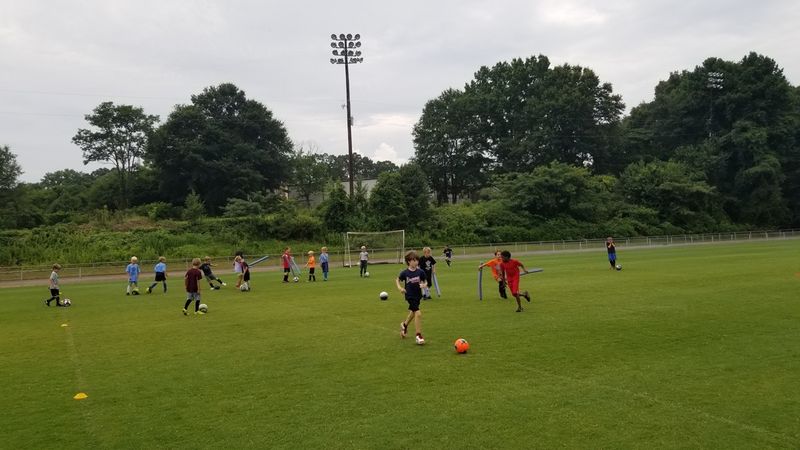 Cobb Soccer Academy players in action