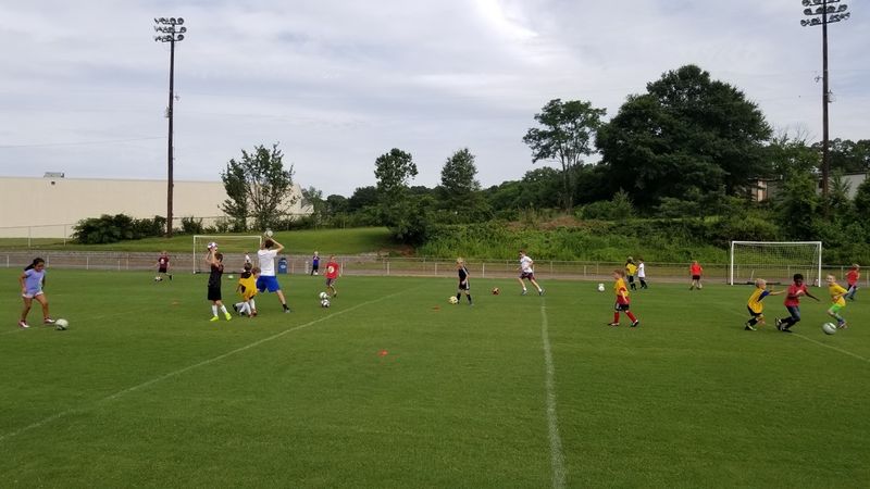 Cobb Soccer Academy players in action