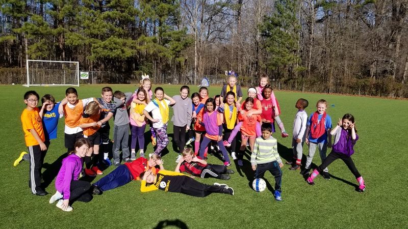 Cobb Soccer Academy players in action