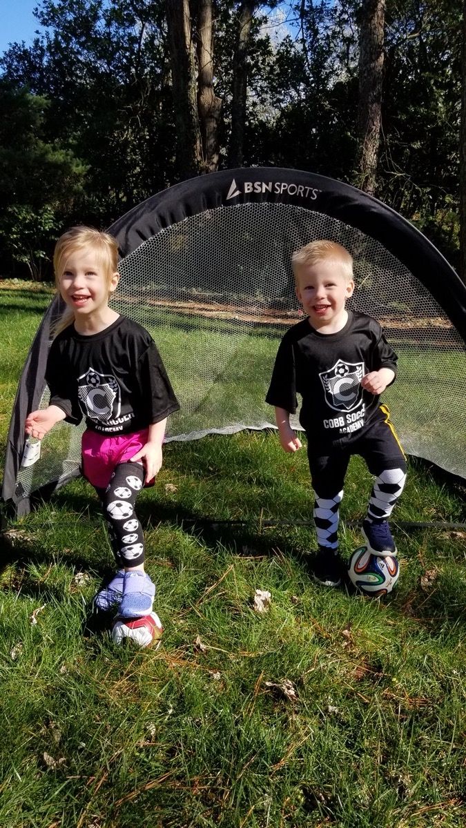 Cobb Soccer Academy players in action