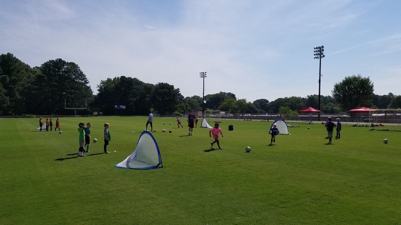 Cobb Soccer Academy players in action